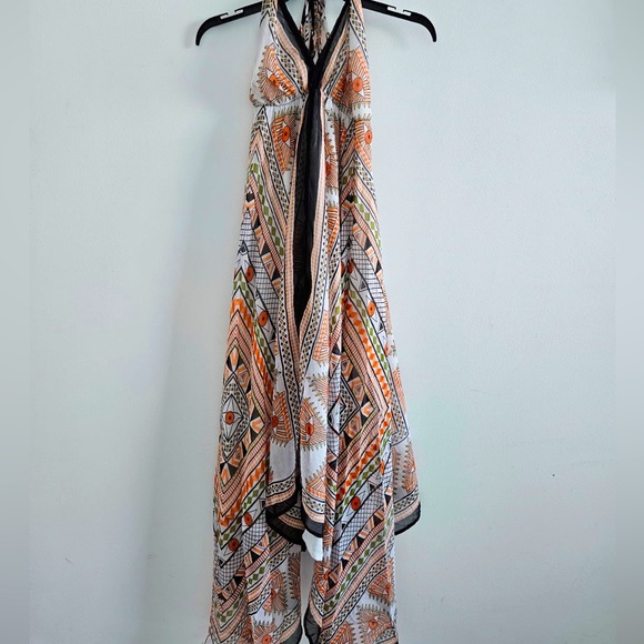 Long Bohemian Dress- beach coverup - Picture 4 of 7